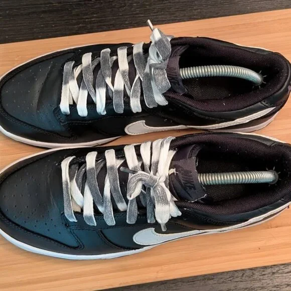 NIKE Dunk Low Reverse Black Panda Sneakers DJ6188-002 - Picture 4 of 9